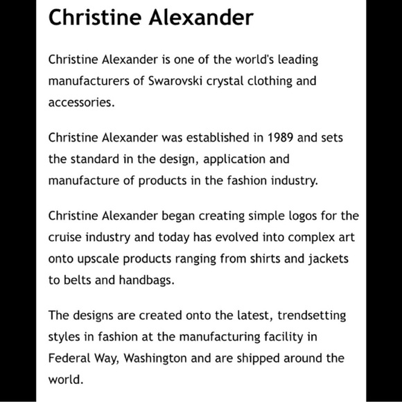 Christine Alexander Black Denim Jacket W/ Beautiful Swarovski Crystals 💎 - Picture 4 of 10